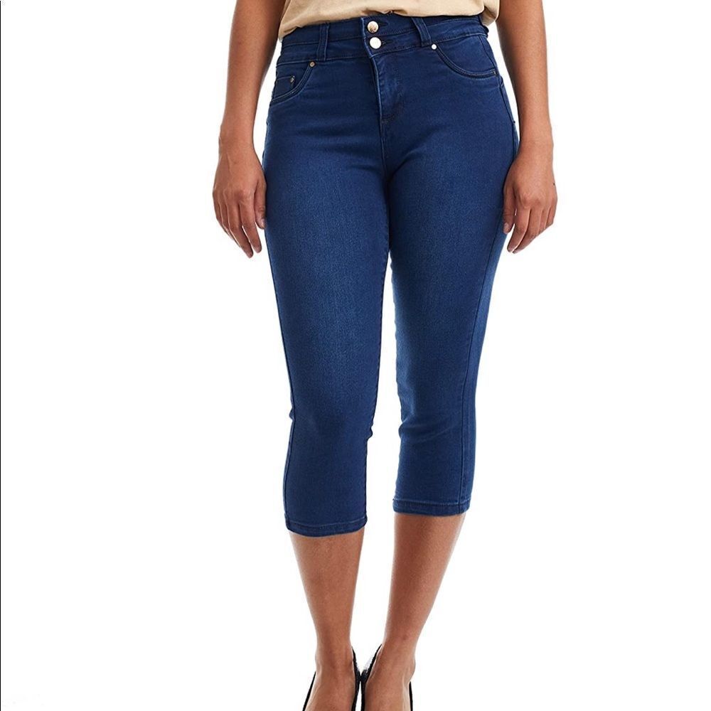 ⭐️nwt Suko Jeans High Waisted Stretch Denim Capris - Lift & Contour⭐️